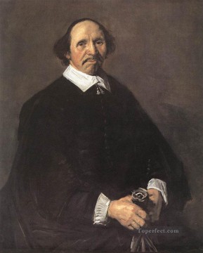  hombre Pintura - Retrato de un hombre 1555 Edad de Oro holandesa Frans Hals